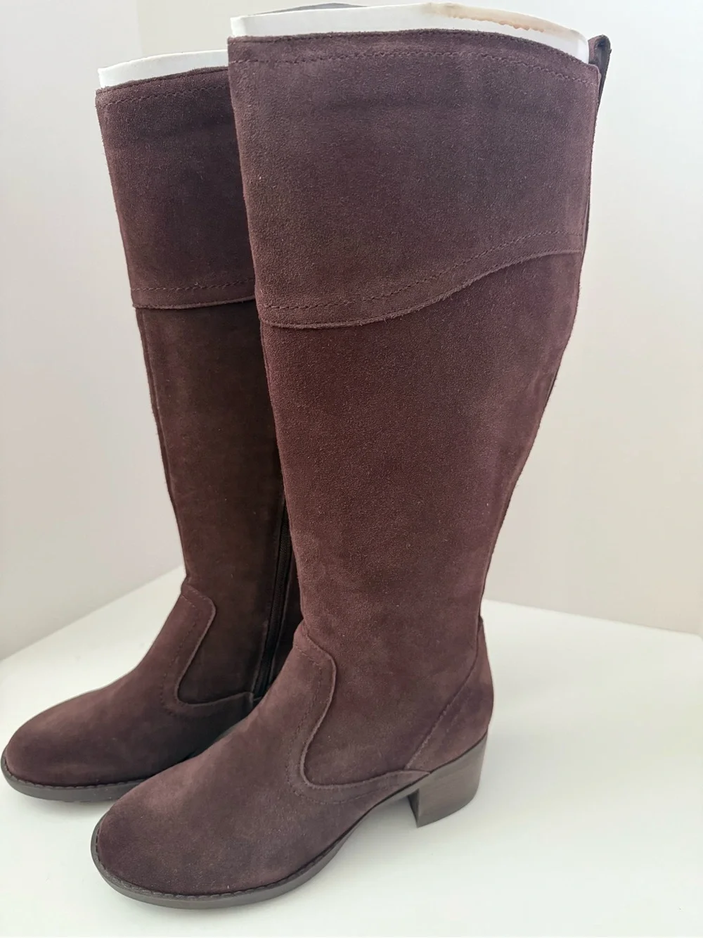 Easy Spirit Grazes Brown Suede Knee High Boots Size 7.5 NIB